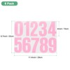 Unique Bargains Vinyl Waterproof Self-Adhesive Multipurpose Mailbox Numbers 8 Sheets - 3 of 4