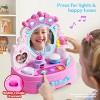 Joyfy Toddler Magic Vanity Toy, Mirror Makeup Set with Music, Lights, Animated Mirror,Fine Motor Play,Birthday Christmas Gift for Ages 6 Months+ - 2 of 4