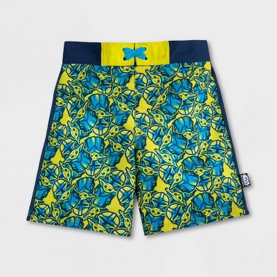 baby yoda swim trunks
