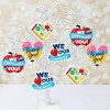 Big Dot of Happiness Thank You Teachers - Teacher Appreciation Decorations - Tree Ornaments - Set of 12 - 2 of 4