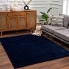Hauteloom Heavenly Solid Beige Plush Rug - 4 of 4