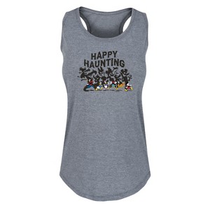 Women's - Disney - Happy Haunting Graphic Racerback Tank - 1 of 4