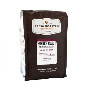 Fresh Roasted Coffee, French Roast Artisan Blend, Dark Roast Whole Bean - 5lb - 1 of 4