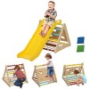 SEVOBAL Baby Activity Gyms 5-in-1 Pikler Triangle Climber with Slide Ladder Rope Ladder Sandbags for Indoor Fun, Multicolored, 46.9"*24.8"*24" - 2 of 4