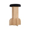 Meridian Furniture,Wyatt Black Velvet Stool - 3 of 4