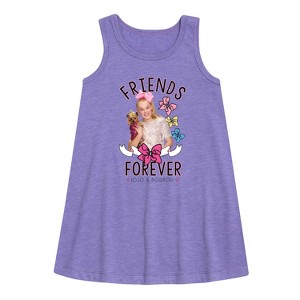 JoJo Siwa Friends Forever Graphic Sleeveless Aline Dress - Purple - 6T - 1 of 2