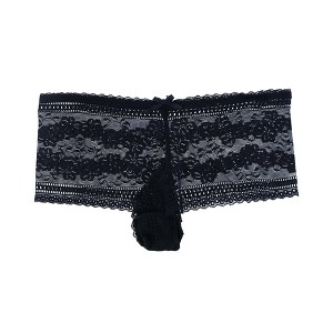 CTM Women's Lace Cheeky Underwear - 1 of 4