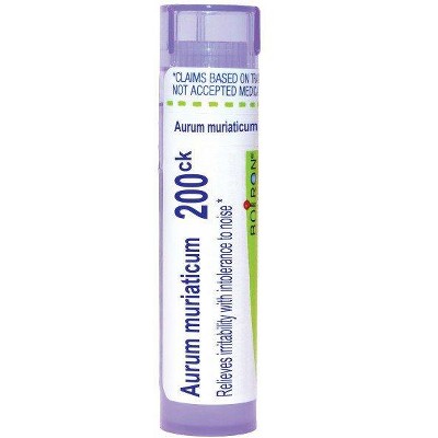 Aurum Muriaticum 200CK by Boiron Homeopathic Single Medicine For Stress & Sleep  -  80 Pellet