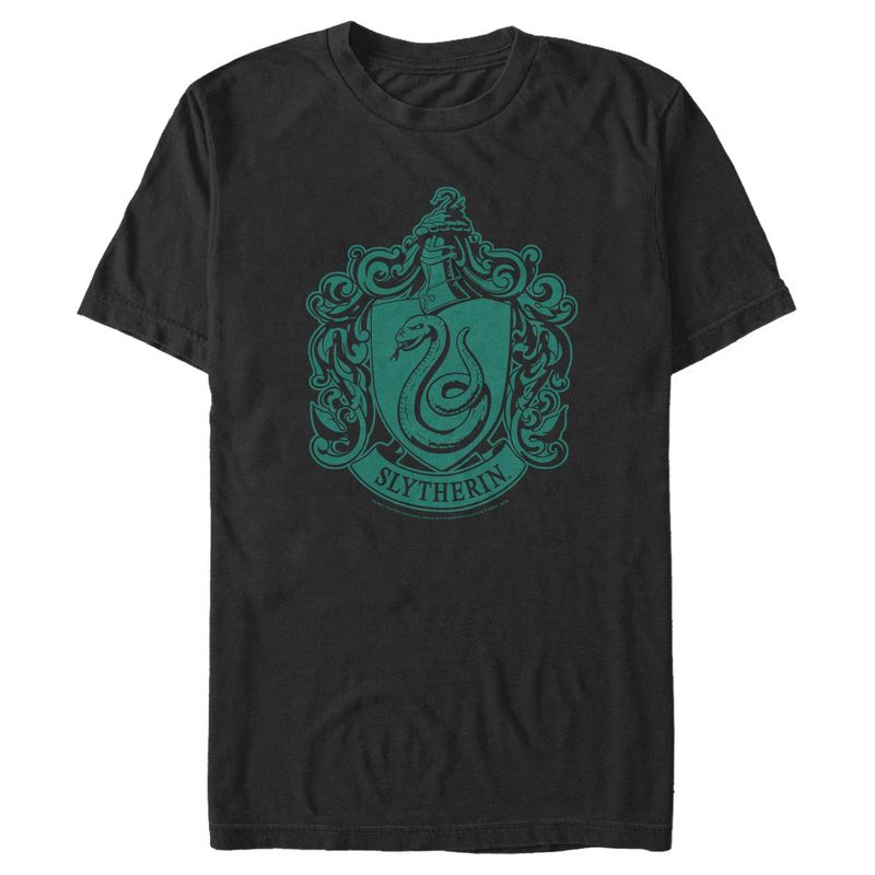 Men's Harry Potter Slytherin House Crest T-Shirt, 1 of 6