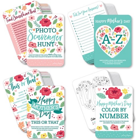 Mothers Day Games Bundle Printable Games for Mother's 