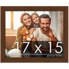 PosterPalooza | Simple Brown Picture Frame - UV Acrylic, Backing Board, Hanging Hardware Included - 2 of 4