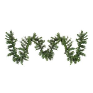Northlight 9' x 12" Unlit Mixed Green Canyon Pine Artificial Christmas Garland - 1 of 4