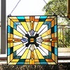 Chloe Lighting Antoinette Tiffany-Style Mission Stained Glass Window Panel 20" Height - 3 of 3