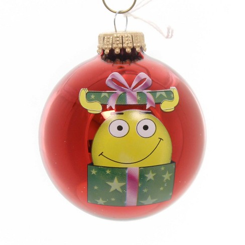 Holiday Ornaments Emoji Christmas Ball Emotions Web Electronic ...