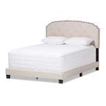 Lexi Modern and Contemporary Fabric Upholstered Bed - Baxton Studio