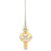 Sbk Gifts Holiday 12.0 Inch Champagne Stardust Tree Topper Christmas Finial Mini Reflector Tree Toppers - 2 of 3