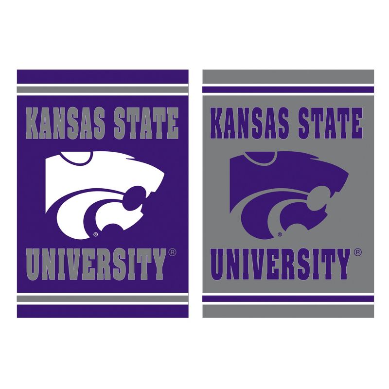 Embossed Suede Flag, GDN Size, Kansas State University, 1 of 2