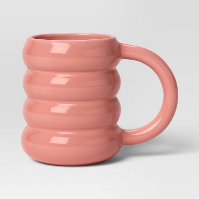 13oz Stoneware Artisan Mug Coral - Room Essentials&#8482;