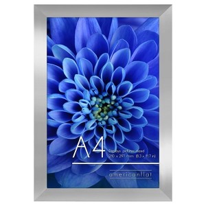 Americanflat A4 Picture Frame, Silver - 1 of 4
