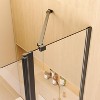 NicBex Shower Door Frameless Pivoting Shower Doors Modern Bathtub Shower Door with 1/4" (6mm) Thick SGCC Tempered Glass for Bathroom - 3 of 4