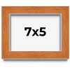 PosterPalooza | Photo Size Classic Brown Picture Frame - UV Acrylic, Foam Board Backing, Hanging Hardware - 2 of 4