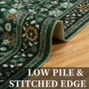 Area Rugs Floral Rug Non Slip Large Living Room Rug Washable Vintage Bohemian Soft Carpet for Bedroom Home Office - 4 of 4