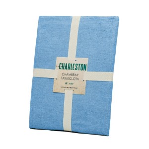 Lintex Linens Charleston Woven Cotton Tablecloth – Soft, Durable, Easy Care Fabric, Perfect for Dining or Kitchen - 1 of 3