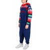 Chucky Men's Cosplay Hooded Kigurumi Halloween Union Suit With Zipper Pull - 2 of 4