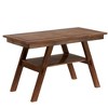 YOOCOZZ 6-Piece Rustic Counter Height Dining Set, Wood Table with Storage Shelf, Bench + 4 Chairs - 4 of 4