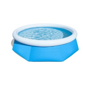 Pool Central 10ft Round Inflatable Easy Set Kids Swimming Pool with Filter Pump - 1 of 4