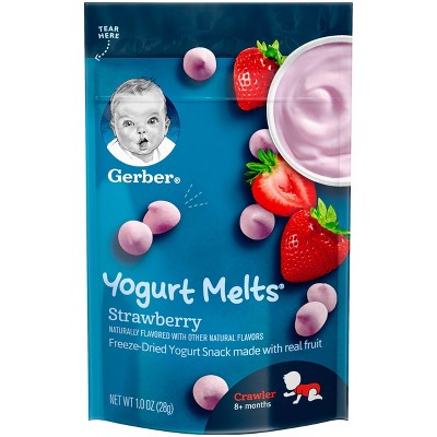 Gerber Yogurt Melts Strawberry Freeze-Dried Yogurt Snack - 1oz