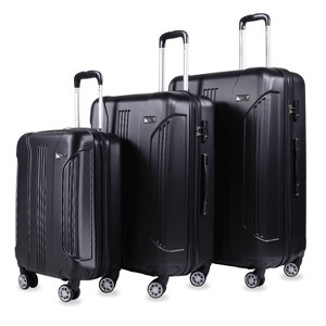 American Green Travel Denali S 3-Piece TSA Anti-Theft Spinner Luggage Sets - 1 of 4