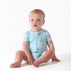 Gerber Buttery-Soft Snug Fit Short Sleeve Romper - 3 of 4