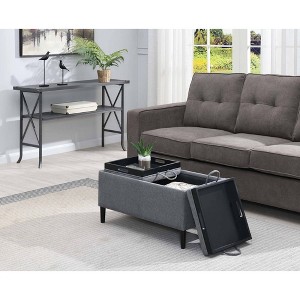 Designs4Comfort Magnolia Storage Ottoman with Trays - Breighton Home - 1 of 4