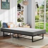 Portable Rollaway Guest Bed with Memory Foam Mattress and Bed Side Pocket - 2 of 4