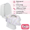 Potty Shields Toilet Seat Covers Disposable (12 Pack, Floral)- XL Waterproof Toilet Cover for Toddlers, Kids & Adults- Portable & Individually Wrapped - 2 of 4