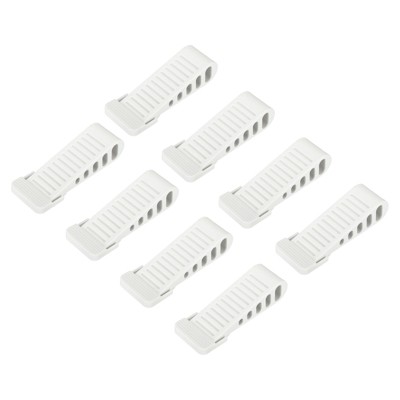 Unique Bargains TPR Anti-Slip Stackable Soft Window Door Stop 1.18 Inch 8 Pcs