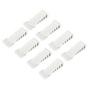 Unique Bargains TPR Anti-Slip Stackable Soft Window Door Stop 1.18 Inch 8 Pcs - 1 of 4