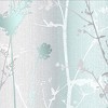Wildflower Mint Green Floral Trees Paste the Wall Wallpaper - 4 of 4