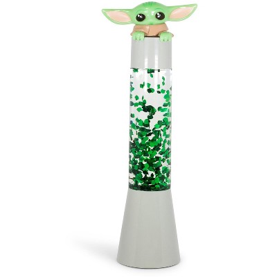 Robe Factory LLC Star Wars: The Mandalorian, The Child 14-Inch 3D Top Glitter Motion Lamp Light