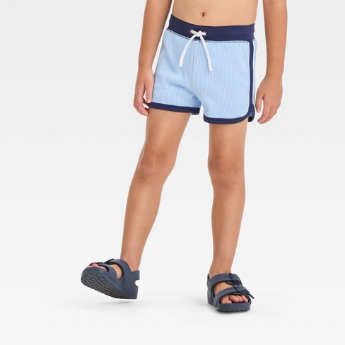 Boys' Short Sleeve Tree Printed & Striped Rash Guard Top & Swim Shorts Set  - Cat & Jack™ : Target