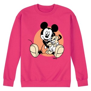 Men's - Disney - Mickey Mouse Graphic Fleece Sweatshirt - 1 of 4