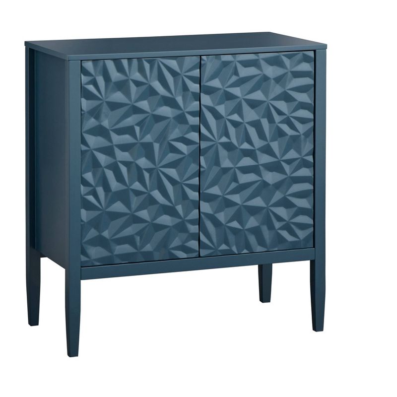Marquise Modern 2 Door Cabinet Midnight Blue - Buylateral, 1 of 7