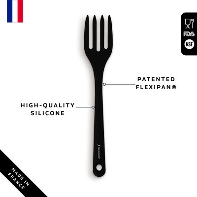 Flexipan® Silicone Large Fork, Designed in France Since 1965, Trusted by Chefs, Food Safe Certified