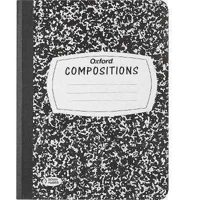 Oxford Composition Notebook 7.5" x 9.75" Wide Ruled 120 Sheets 532986