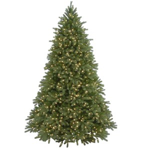 National Tree Company Pre-lit Jersey Frasier Fir Artificial Christmas Tree with Clear Lights - 1 of 4