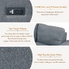 CIPACHO Sleeper Sectional Sofa, L-Shape Corner Couch Sofa-Bed with Storage Ottoman & Hidden Arm Storage & USB Charge   Apartment, Dark Gray - 3 of 4