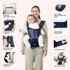 BabbleRoo Grow Carrier – 6-in-1 Baby Carrier with Hip Seat, Ergonomic & Adjustable Toddler Carrier, Newborn to Toddler, with Lumbar Support & Sunshade - 3 of 4