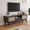 FURNIinspire TV Stands And Consoles Media Entertainment Center With Drawer, Mid Century Modern TV Stand Console Cabinet, Brown, 15.4"*59"*19.3" - 2 of 4