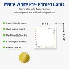 Avery Printable Square Cards, Gold Dots with Green Florals, 2.5" x 2.5", Matte White Square Cards, Laser/Inkjet, 90ct, Great for Business Cards - 2 of 4